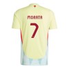 Camisola Espanha Alvaro Morata 7 Homen Equipamento 2ª Euro 2024